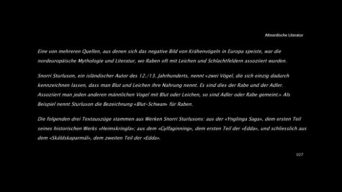 Standbild aus Altnordische Literatur