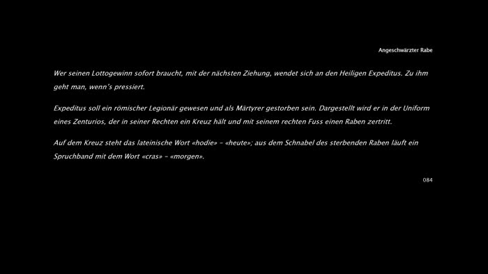 Standbild aus Angeschwärzter Rabe