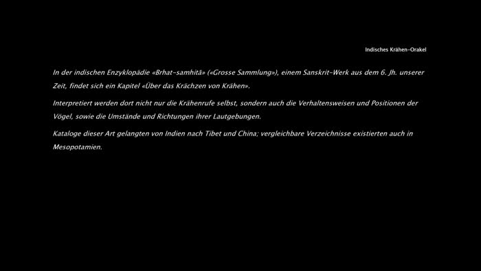 Standbild aus Indisches Krähen-Orakel