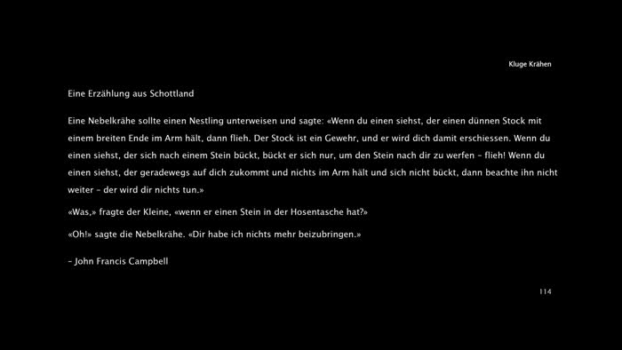 Standbild aus Kluge Krähen