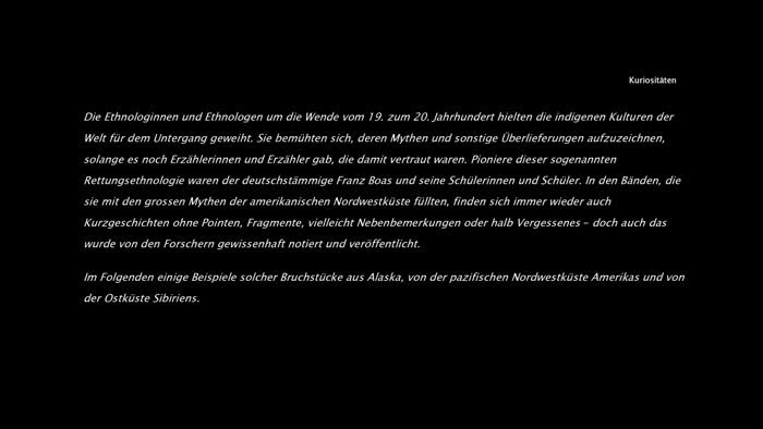 Standbild aus Kuriositäten