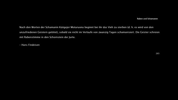 Standbild aus Raben und Schamanen