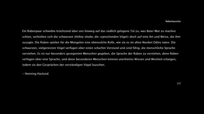 Standbild aus Raben-Lauscher