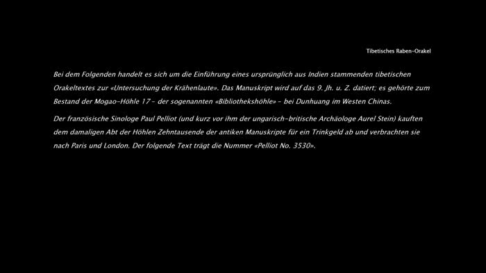 Standbild aus Tibetisches Raben-Orakel